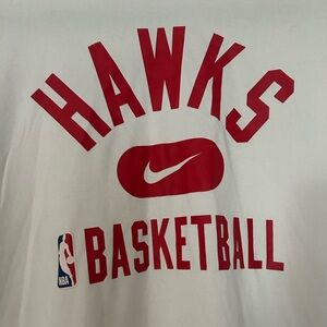 White Atlanta Hawks Nike T-shirt